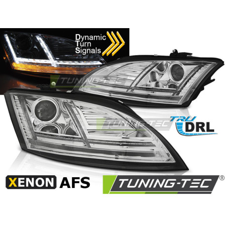 Осветление XENON ФАРОВЕ LED DRL CHROME SEQ за AUDI TT 10-14 8Jwith AFS | race-shop.bg
