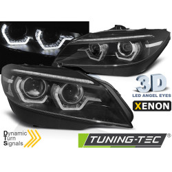 XENON ФАРОВЕ LED DRL ЧЕРНИ SEQ за BMW Z4 E89 09-13