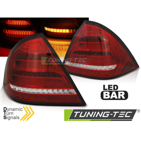 Осветление LED BAR Задни стопове RED WHITE SEQ за MERCEDES W203 SEDAN 00-04 | race-shop.bg