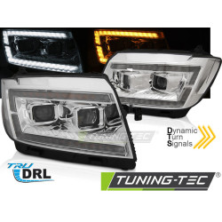 ФАР TUBE LIGHT CHROME DRL SEQ за VW CRAFTER II 2017-