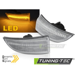СТРАНИЧНИ МИГАЧИ В ОГЛЕДАЛОТО WHITE LED SEQ за RENAULT SCENIC III / MEGANE III