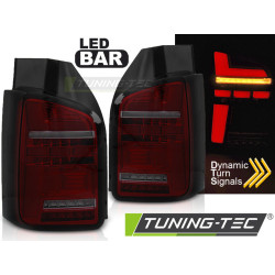 LED BAR Задни стопове RED SMOKE SEQ за VW T5 10-15