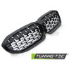 GRILLE DIAMOND GLOSSY BLACK fits BMW G20/G21 19-22