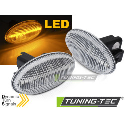 СТРАНИЧНИ МИГАЧИ WHITE LED SEQ за PEUGEOT 107 206 307 CITROEN C1 C2 C3 C4