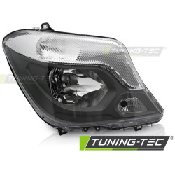 TUNING-TEC фар за MERCEDES SPRINTER W906 13-18 (H7, TYC), черен, десен