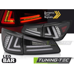 LED TAIL LIGHTS BLACK LED SQL пасва LEXUS IS II 06-13