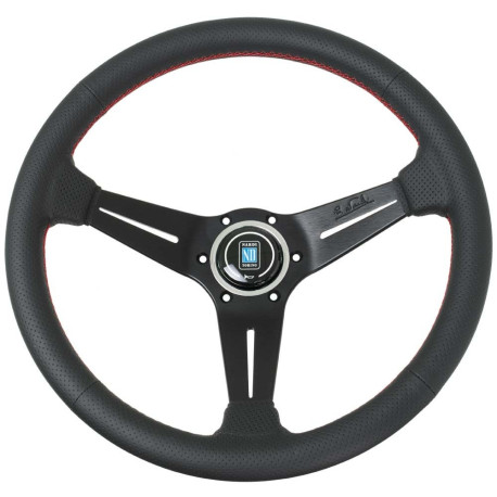 Волани Nardi Classic ND36 волан, кожа, 40mm размер, перфориран/черен | race-shop.bg