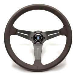 Nardi Deep Corn волан, Кафява кожа, Grey Spokes, Brown Stitching, 75mm размер, 350mm