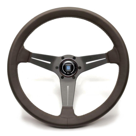 Волани Nardi Deep Corn волан, Кафява кожа, Grey Spokes, Brown Stitching, 75mm размер, 350mm | race-shop.bg
