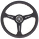 Волани Спортен волан с 3 спици Nardi Classic ND34, 340мм, кожа, отстъп 40мм, черен | race-shop.bg