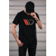 Тениски Мъжка тениска MAXTON Design, черна с червен лого | race-shop.bg