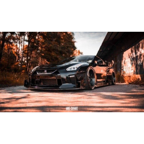 Бодикит и визуални аксесоари MAXTON DESIGN преден сплитер за Nissan GTR | race-shop.bg