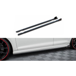 MAXTON DESIGN дифузьори за прагове + клапи на Volkswagen Golf R / R-Line Mk7, гланц черен, V3