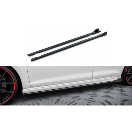 Бодикит и визуални аксесоари Странични прагове V3 + Flaps Volkswagen Golf R / R-Line Mk7 | race-shop.bg