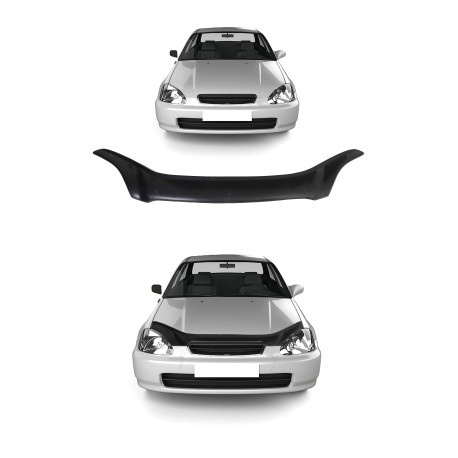 Дефлектори за капак RACES Дефлектор за преден капак 4MM HONDA CIVIC 1995-2000 | race-shop.bg