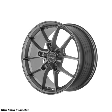 ALU disky STROM STROM STR-F1 wheel 18x8 5x112 66.6 ET42, Satin Gun Metal | race-shop.bg