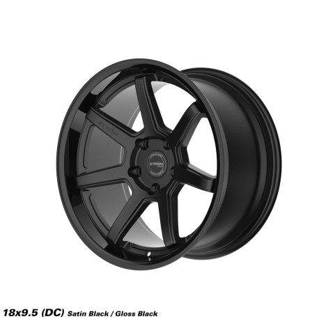 ALU disky STROM STROM DS-15 wheel 18x9.5 5x114.3 73.1 ET10, Gloss черен / Satin черен Face | race-shop.bg