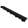 RACES Modular Floor - Tile Edge (Female Loops), Black