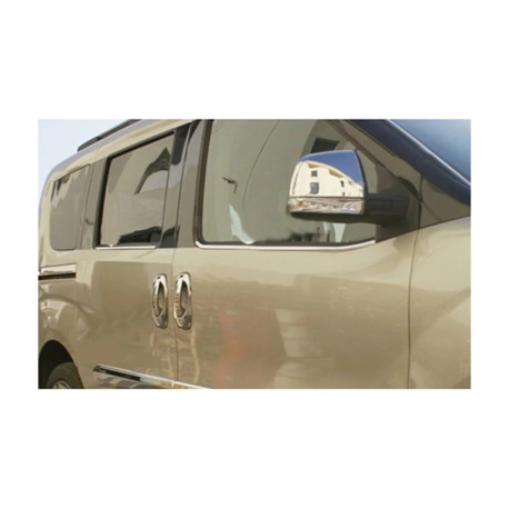 Задни огледала RACES Капаци за огледала S.STEEL FIAT DOBLO 2010- | race-shop.bg