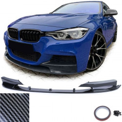 Предният спойлер се доближава до спортната карбонова визия за BMW 3 Series F30 F31 11-19 НЕПЪЛЕН