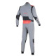 Гащеризони FIA състезателен гащеризон ALPINESTARS Hypertech V3, сив/черен/червен/флуо | race-shop.bg
