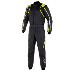 Alpinestars FIA race гащеризон GP Race V2, Черен/жълт Flou