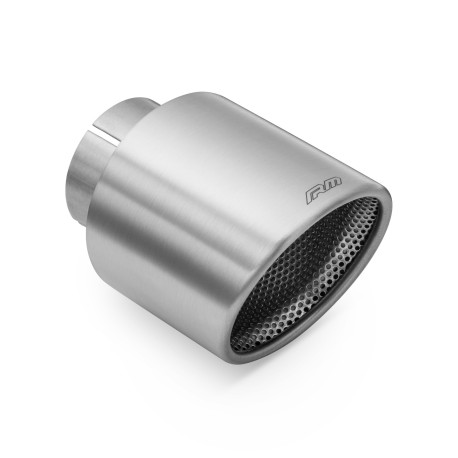 С един изход RM Motors накрайник от неръждаема стомана KSZS/DP 89mm, вход 76mm | race-shop.bg