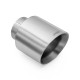 С един изход RM Motors Накрайник от неръждаема стомана KSCS/DS 101mm, вход 63,5mm | race-shop.bg