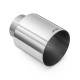 С един изход RM Motors polished stainless steel tip KPCP 101mm, вход 63,5mm | race-shop.bg