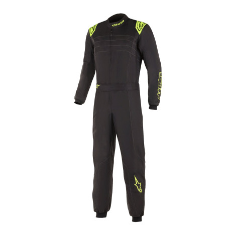 Гащеризони Alpinestars FIA race гащеризон KMX-9 V3, Черен/жълт флуо | race-shop.bg