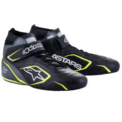 FIA обувки Alpinestars Tech-1 T V3, Черно/Сиво/Жълто