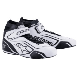 FIA състезателни обувки Alpinestars Tech-1 T V3, бял/черен