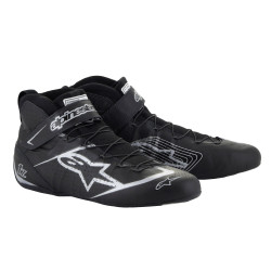 FIA състезателни обувки Alpinestars Tech-1 Z V3, черен/сребърен