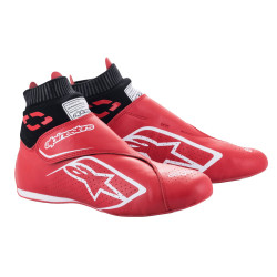 FIA race обувки Alpinestars Supermono V2, Червено/бяло/черно