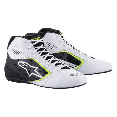 Обувки Обувки за картинг Alpinestars Tech-1 K Start V2, бял/черен/флуо жълт | race-shop.bg