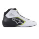Обувки Състезателни обувки Alpinestars Tech-1 K Start V2, Бял/Черен/Жълт Флуо | race-shop.bg