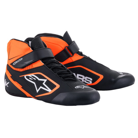 Обувки Състезателни обувки Alpinestars Tech-1 K V2, Black/Orange Fluo/White | race-shop.bg