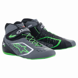 Обувки за картинг Alpinestars Tech-1 KX V2, Čierna/tmavosivá, флуо зелен