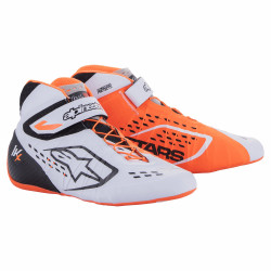 Race обувки Alpinestars Tech-1 KX V2, Бял/Оранжев Флуо/Черен