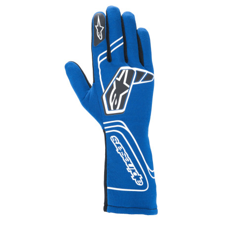 Ръкавици Спортни ръкавици Alpinestars Tech-1 Start V4 с FIA, Royal Blue | race-shop.bg
