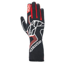 Спортни ръкавици Alpinestars Tech-1 Race V4 с FIA, Черен/Червен