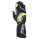Спортни ръкавици Alpinestars Tech-1 KX V4 с FIA, Tar Сиво/Черно/Жълто Fluo