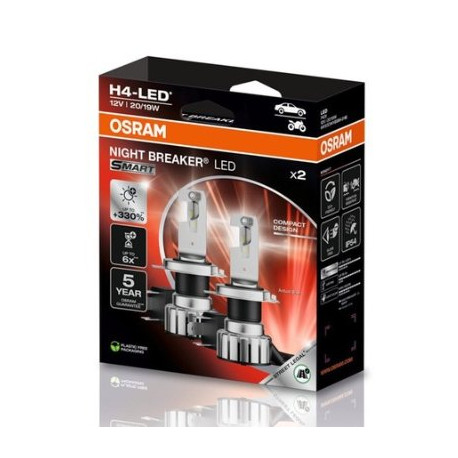 Крушки и ксенонови светлини Osram LED крушки NIGHT BREAKER H4 - street legal (2 бр) | race-shop.bg