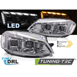 LED ФАРОВЕ С ХРОМ за VW GOLF 7 17-19