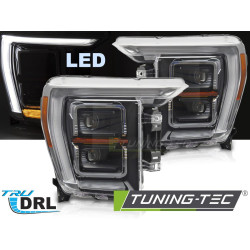 LED ФАРИ ЧЕРЕН DRL, съвместими с FORD F150 MK14 20-23