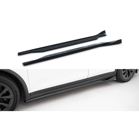 Бодикит и визуални аксесоари Странични прагове V.2 Tesla Model X Mk1 Facelift | race-shop.bg