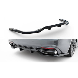 MAXTON DESIGN заден сплитер за Audi A5 F5 Facelift (с вертикални ленти), гланц черен