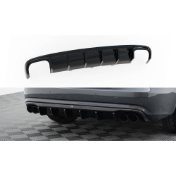 MAXTON DESIGN заден дифузьор за Audi A4 B8 Facelift (ауспух 2+2)