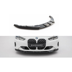 MAXTON DESIGN преден сплитер за BMW 4 Coupe / Cabrio G22 / G23, гланц черен
