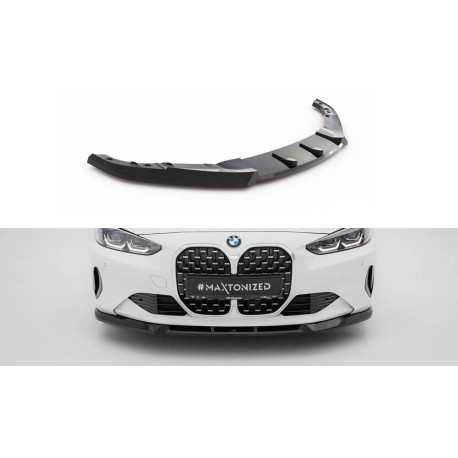 Бодикит и визуални аксесоари MAXTON DESIGN преден сплитер за BMW 4 Coupe / Cabrio G22 / G23, гланц черен | race-shop.bg